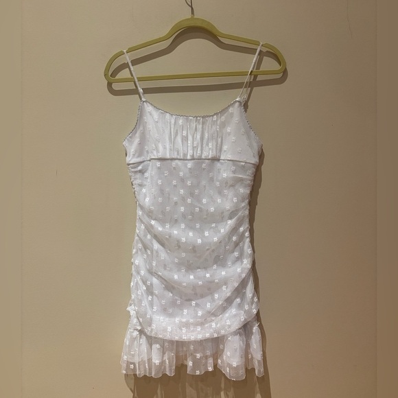 Altar'd State Dresses & Skirts - Altar'd State White Lace Trim Dress